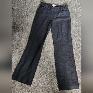 Michael Kors Women Linen Pants Black Size 2